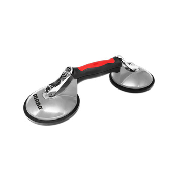 Przyssawka do szyb podwójna aluminiowa 2 x 123 mm udźwig do 120 kg