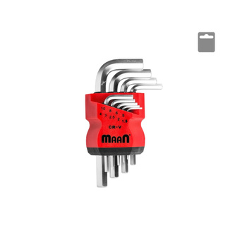 Klucze imbusowe PROFI komplet 9 elementów